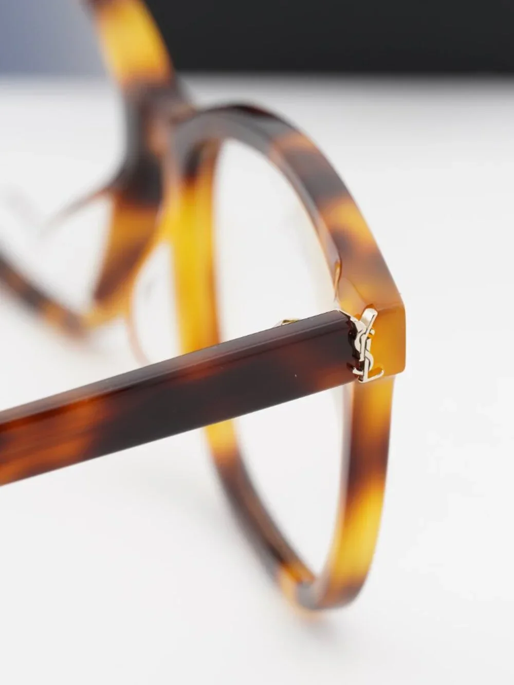 Saint Laurent SLM110F 005 Square Eyeglasses – Havana 55mm - Picture 7 of 11